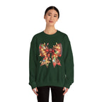 Christmas Bow Sweatshirt | Holiday Lights Crewneck