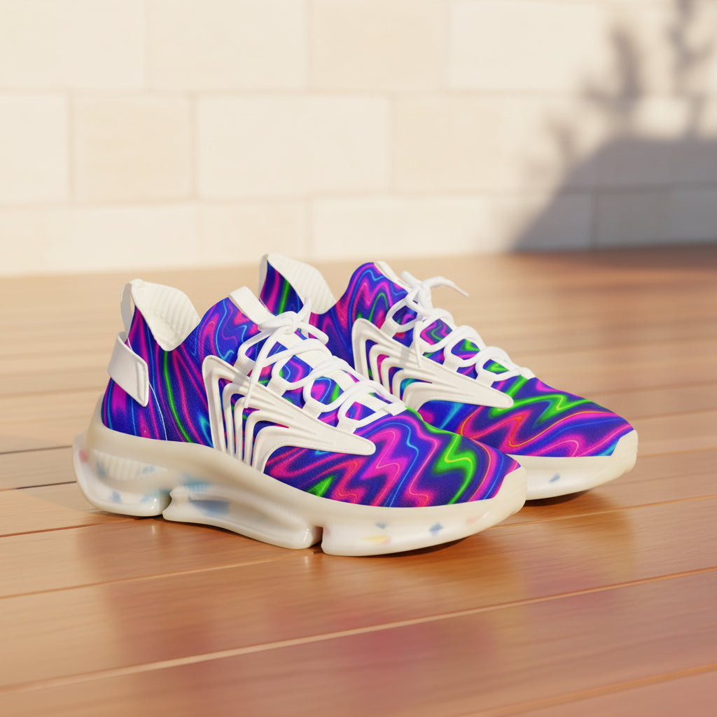 Men’s Mesh Sneakers | Colorful Athletic Shoes | Festival Streetwear