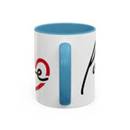 Romantic Love Mug | Heart Script Coffee Cup