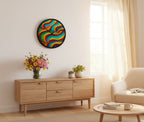 Colorful Wall Clock | Modern Rainbow Clock | Silent Home Decor
