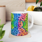Colorful Abstract Mug | Artistic Coffee Cup | Modern Kitchen Gift