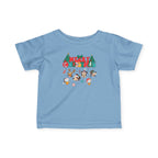 Christmas Woodland Animals Kids T-Shirt | Cute Holiday Tee for Toddlers