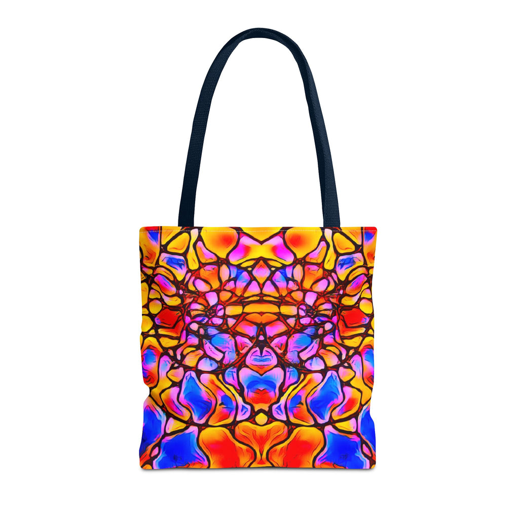 Colorful Abstract Tote Bag | Vibrant Art Shopper