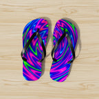 Chanclas Tie-Dye | Sandalias de Verano Coloridas | Estilo para Vacaciones en la Playa