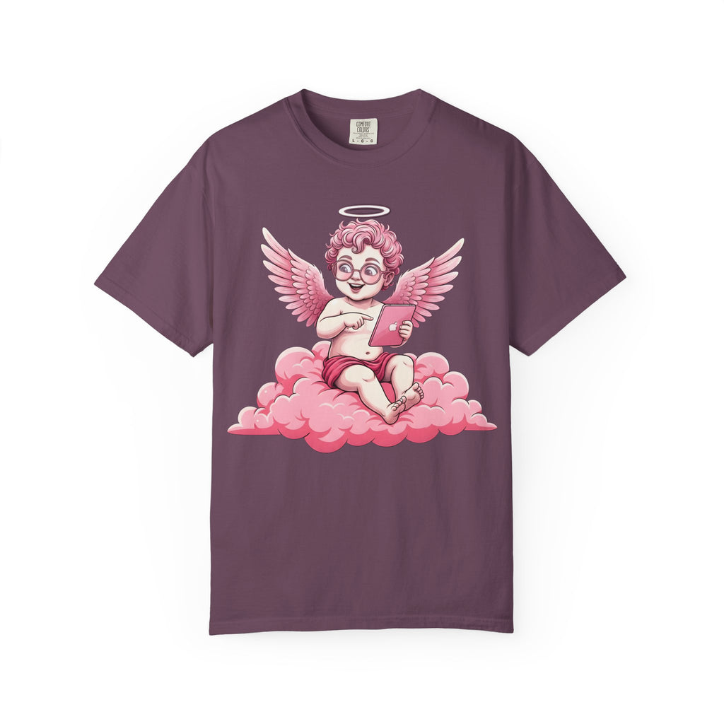 Pink Cherub Graphic T-Shirt | Vintage Cupid Art, Unisex Cotton Tee