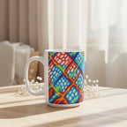 Abstract Art Mug | Bold Ceramic Coffee Cup | Modern Gift
