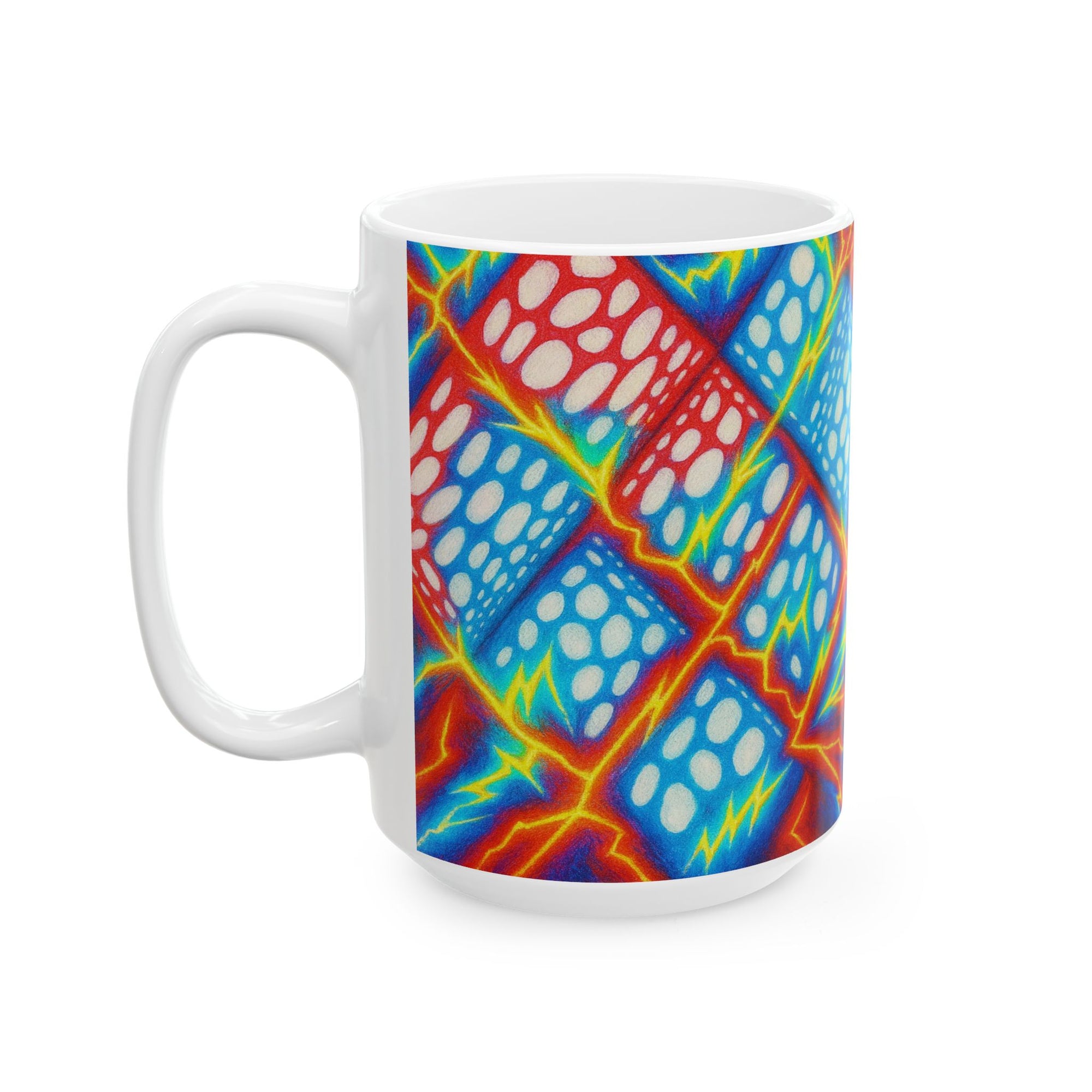 Abstract Art Mug | Bold Ceramic Coffee Cup | Modern Gift