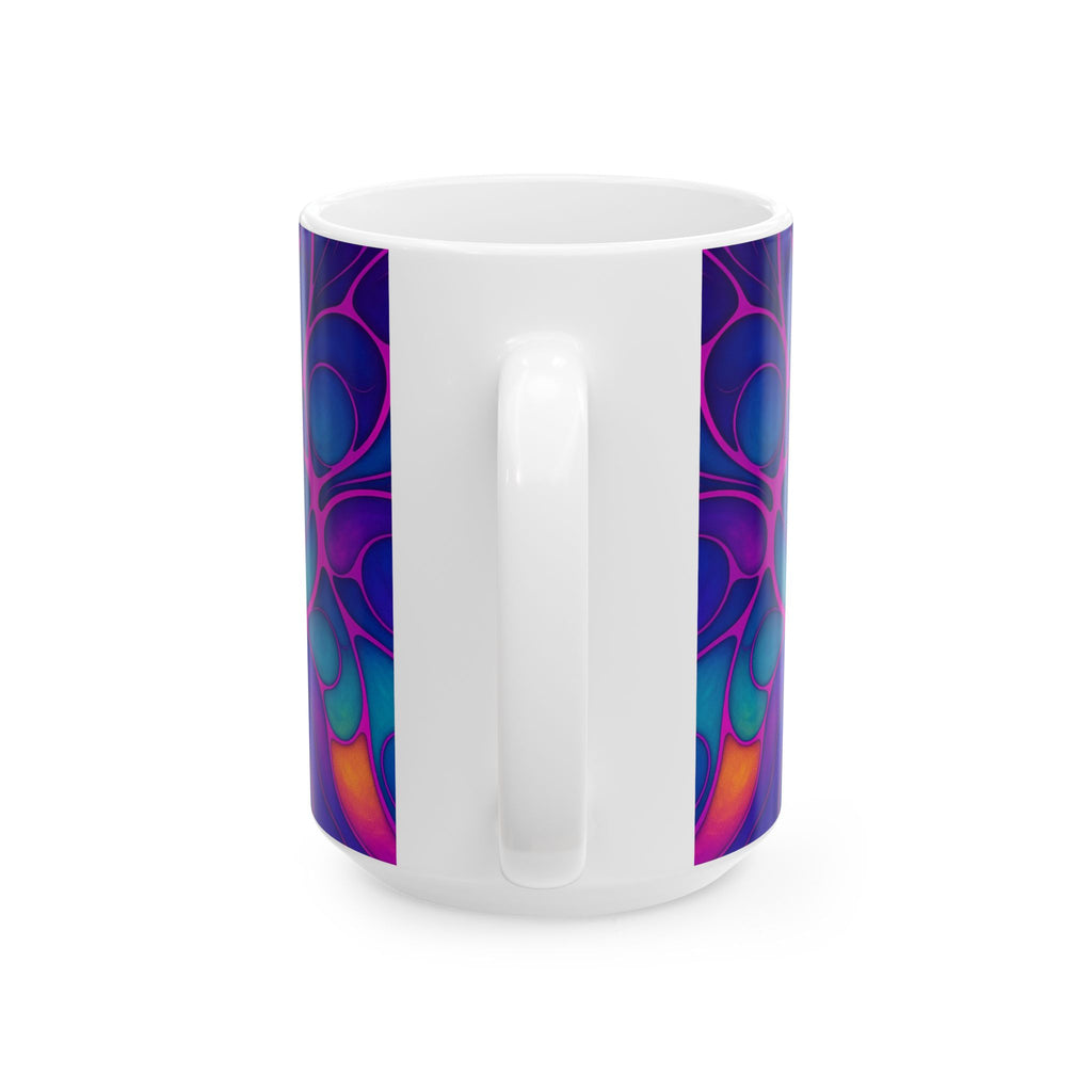 Fluid Art Mug | Ceramic Coffee Cup | Modern Artistic Drinkware