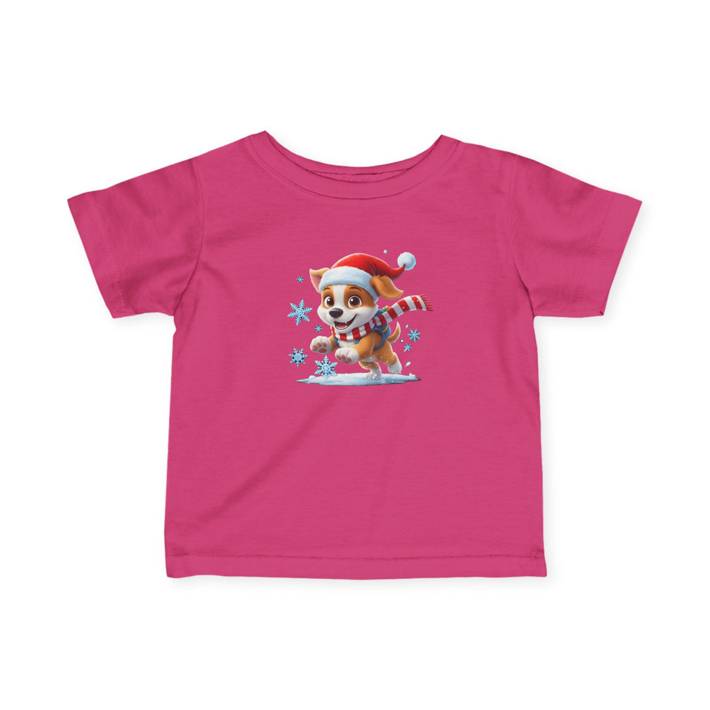 Cute Christmas Dog Shirt for Kids
