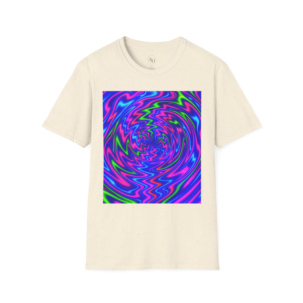 Psychedelic Swirl T-Shirt | Neon Trippy Vortex Tee