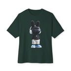 Oversized | Cool Bunny DJ tee | Graphic T-Shirt featuring Bunny with Headphones