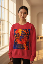 Colorful Swirl Sweatshirt | Unisex Graphic Crewneck