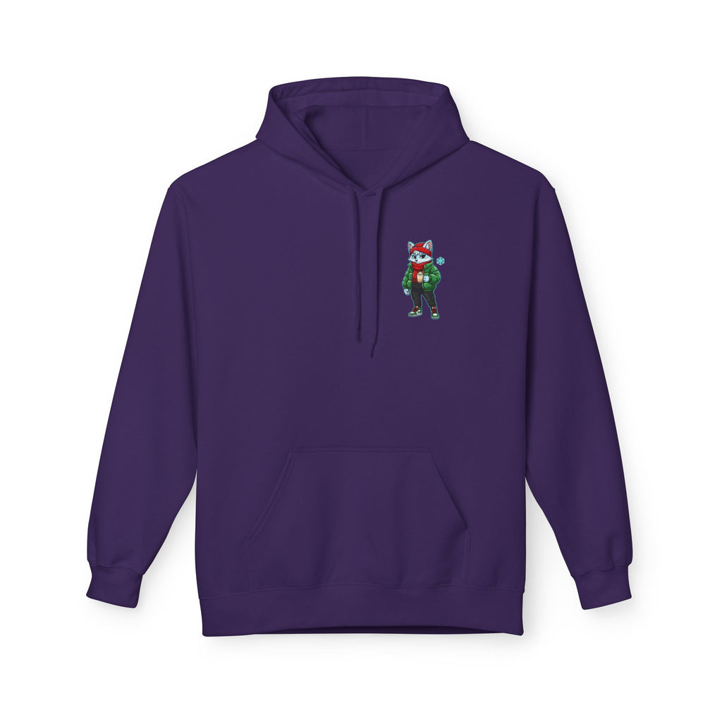 Cyber Wolf Gamer Hoodie | Cozy Christmas Sweatshirt