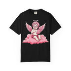Pink Cherub Graphic T-Shirt | Vintage Cupid Art, Unisex Cotton Tee