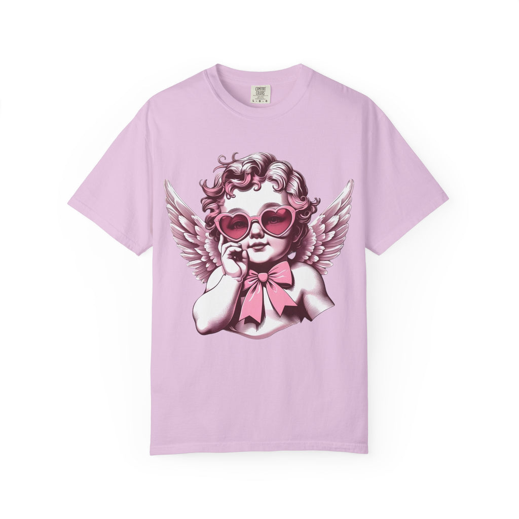 Cherub Heart Sunglasses T-Shirt | Cute Cupid Valentine Tee