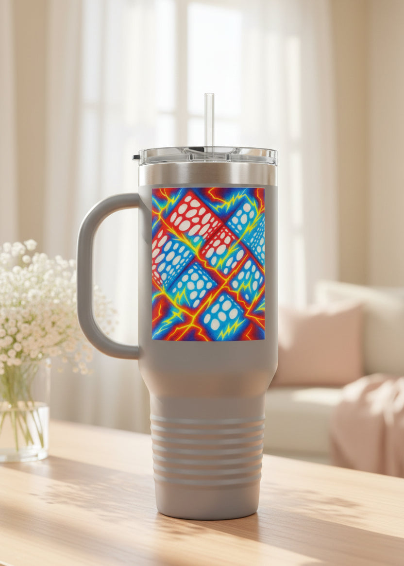 Colorful Travel Mug | Artistic Stainless Steel Tumbler