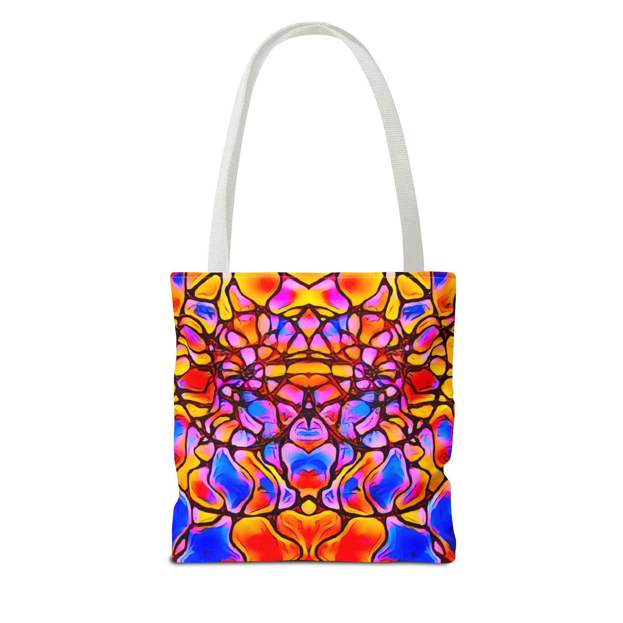 Colorful Abstract Tote Bag | Vibrant Art Shopper
