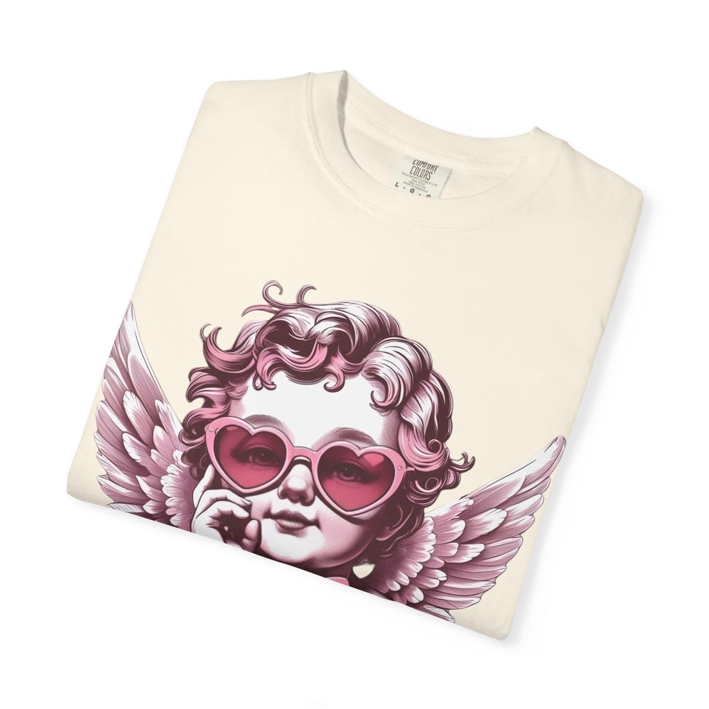 Cherub Heart Sunglasses T-Shirt | Cute Cupid Valentine Tee