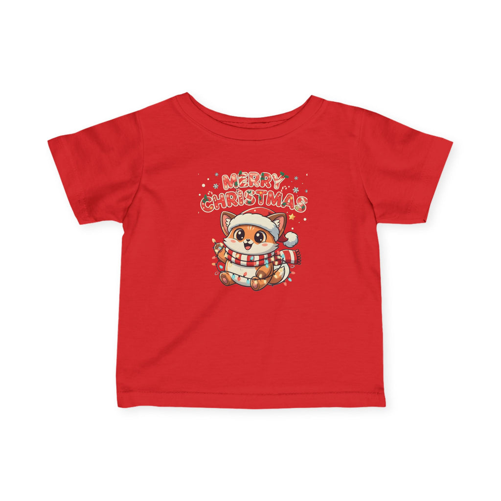 Christmas Squirrel Kids T-Shirt | Cute Woodland Animal Holiday Tee for Toddlers