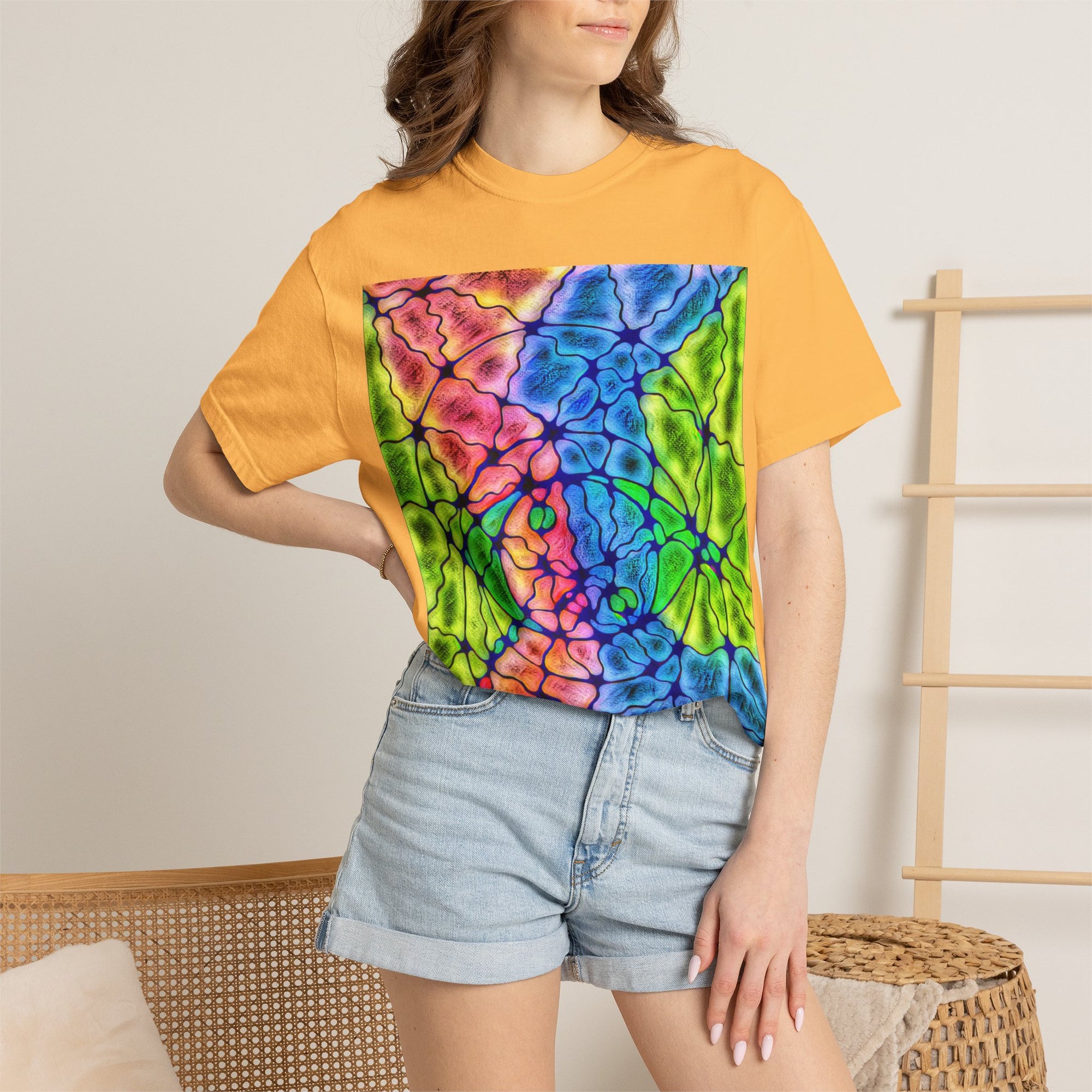 Colorful Tie Dye T-Shirt | Bright Abstract Pattern Tee