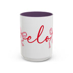 Romantic Bow Mug | Cute Valentine Coffee Cup | Coquette Style Gift