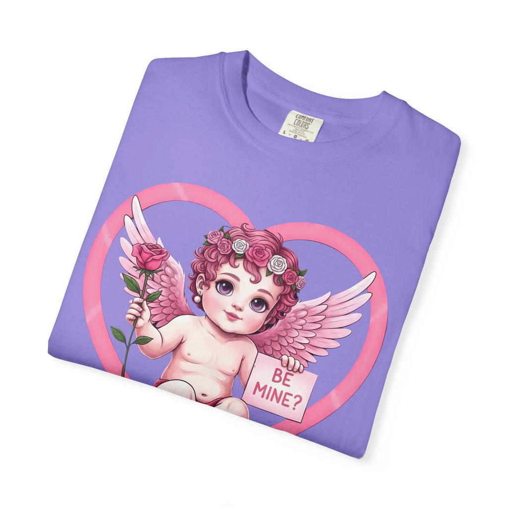 Cherub Graphic T-Shirt | Pink Cupid Heart Art Unisex Cotton Tee