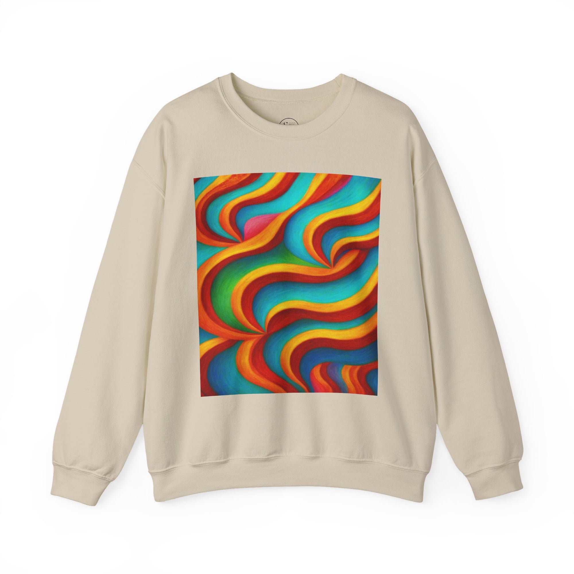 Colorful Swirl Sweatshirt | Cozy Unisex Crewneck