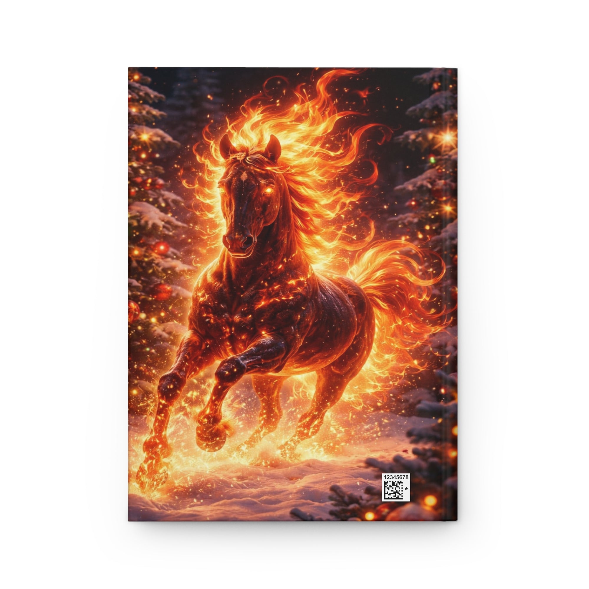 Fire Horse Notebook | Fantasy Flame Journal Hardcover