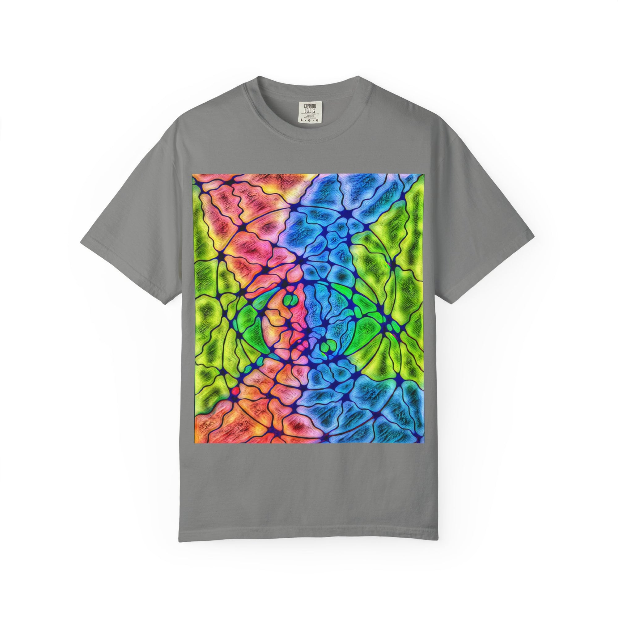 Colorful Tie Dye T-Shirt | Bright Abstract Pattern Tee