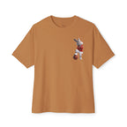 Oversized | Bunny Basketball Player Tee | Rabbit Hoop Graphic Tee