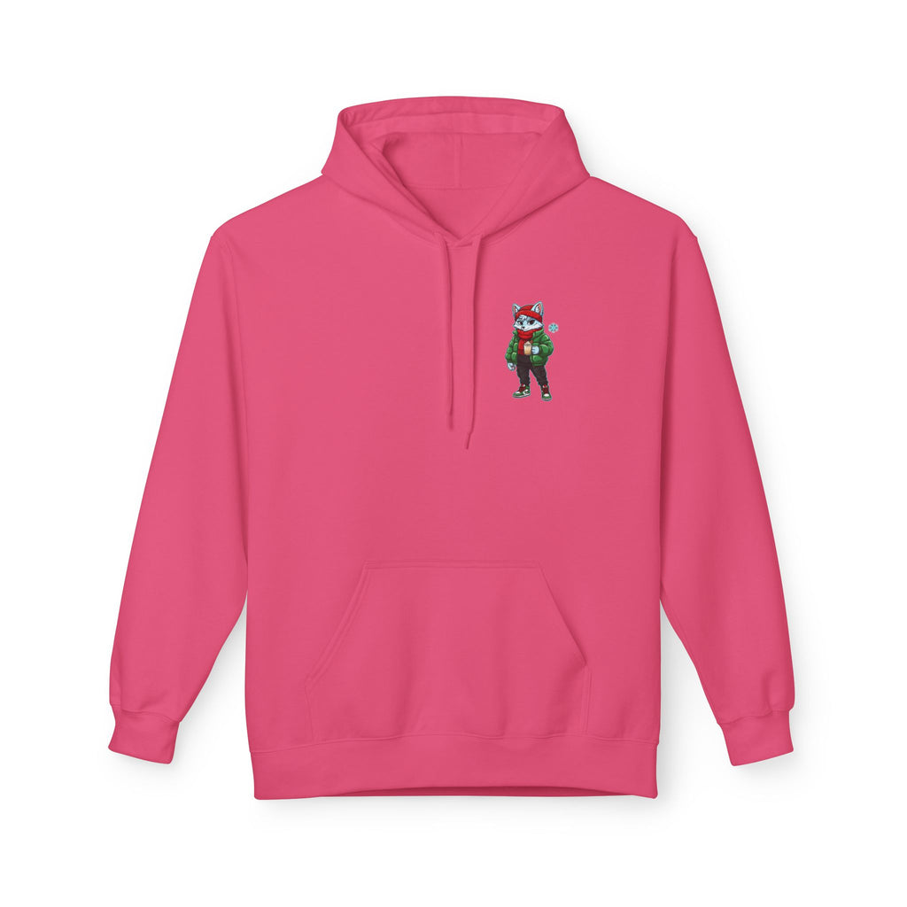 Cyber Wolf Gamer Hoodie | Cozy Christmas Sweatshirt