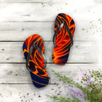 Flame Flip Flops | Colorful Summer Sandals | Beach Vacation Style