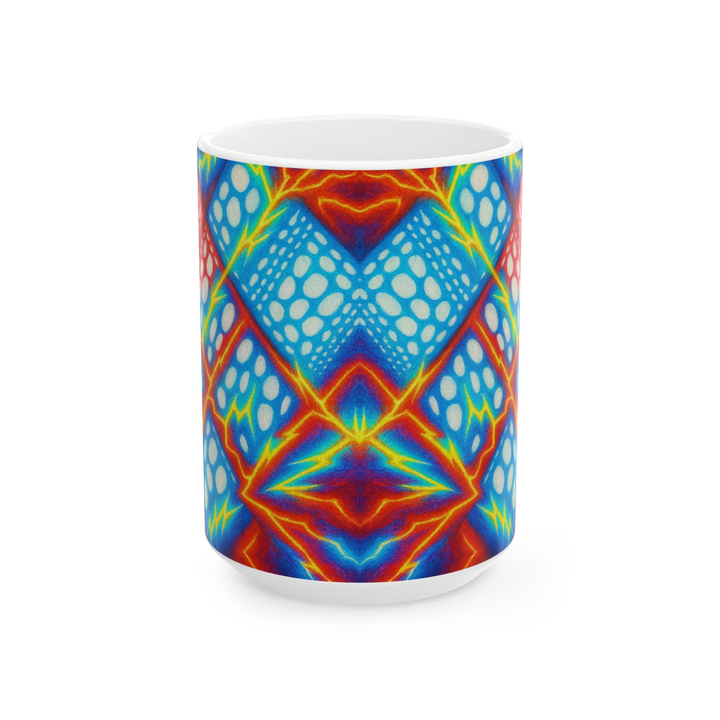 Abstract Art Mug | Bold Ceramic Coffee Cup | Modern Gift