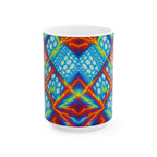 Abstract Art Mug | Bold Ceramic Coffee Cup | Modern Gift