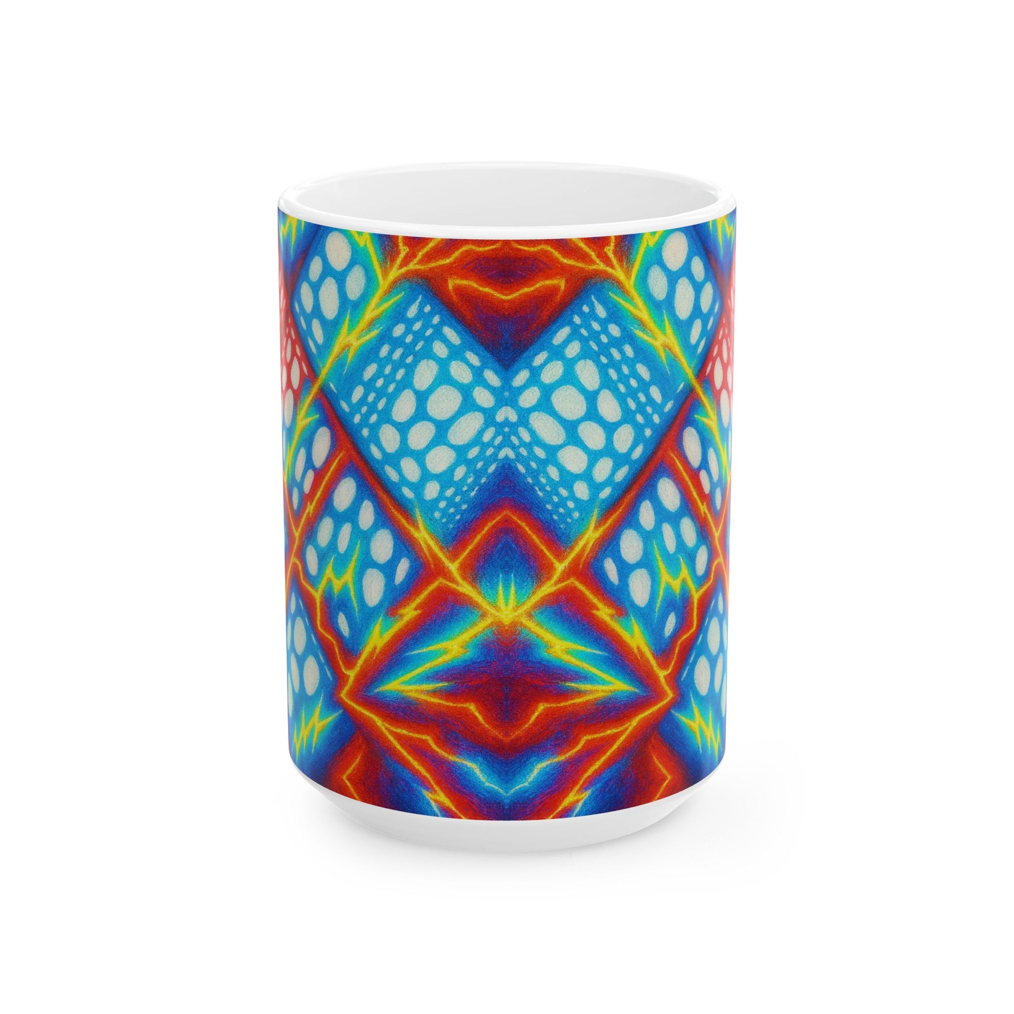 Abstract Art Mug | Bold Ceramic Coffee Cup | Modern Gift