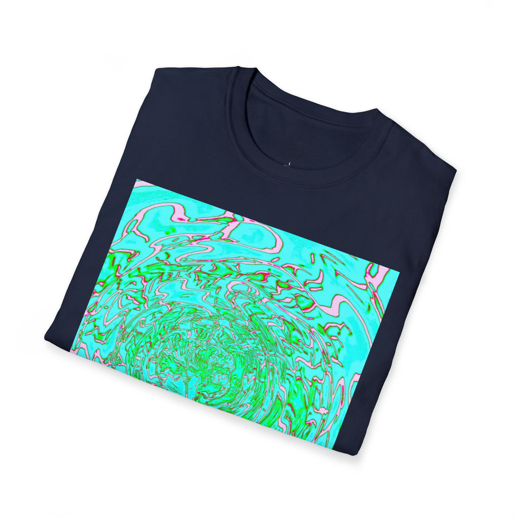 Green Abstract Neuro-Art T-Shirt | Soft Unisex Cotton Tee