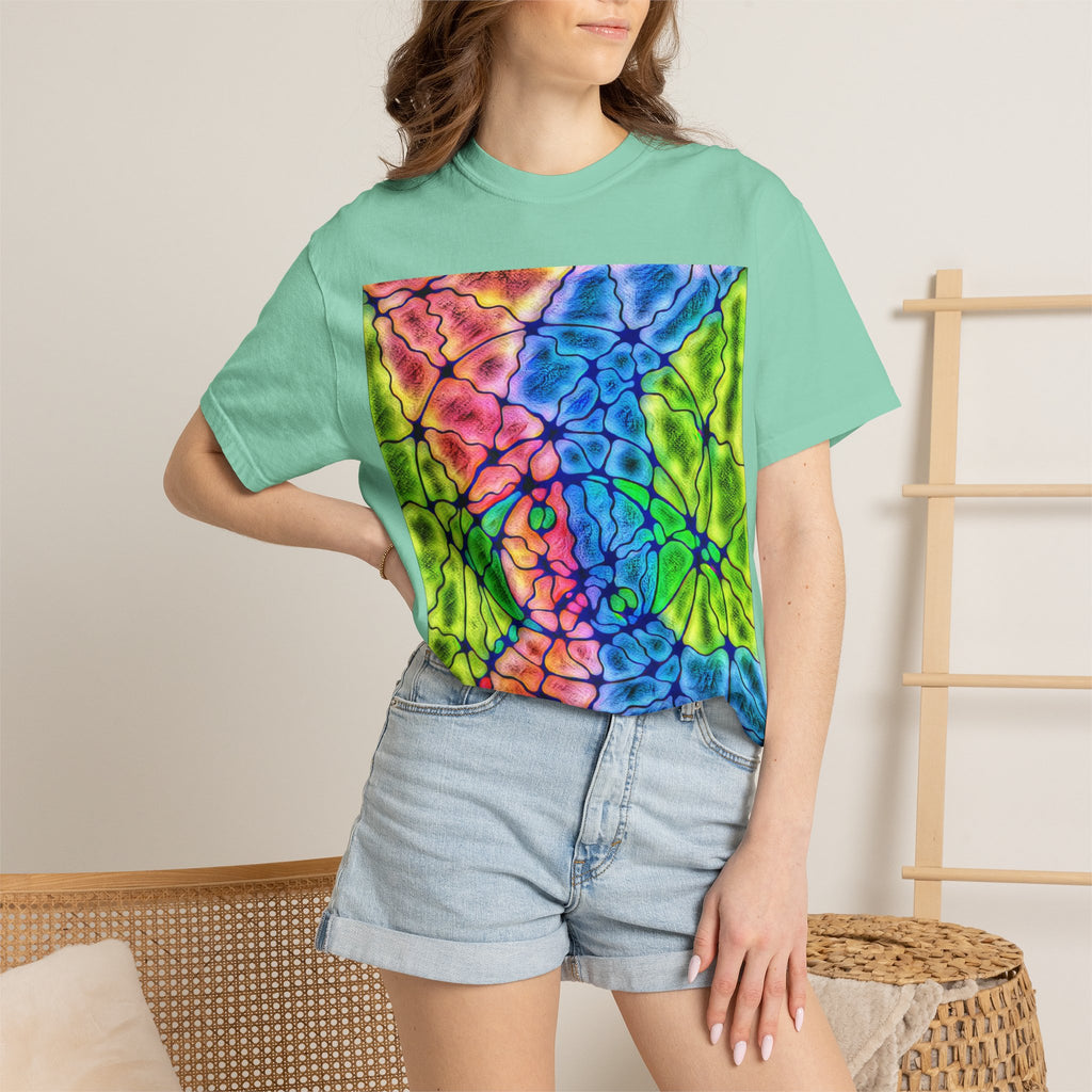 Colorful Tie Dye T-Shirt | Bright Abstract Pattern Tee
