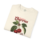 Cherry Vintage Tee — "Fresh Picked Cherries: Sweet & Juicy" Graphic T-Shirt