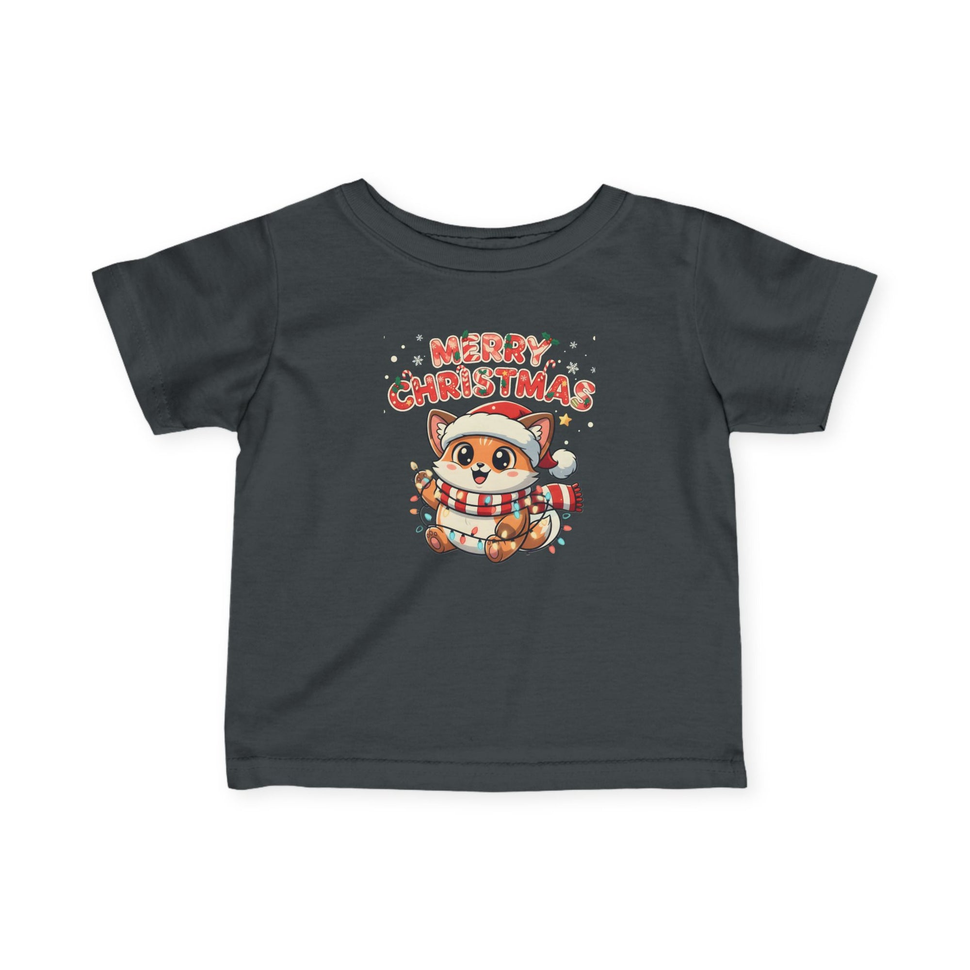 Christmas Squirrel Kids T-Shirt | Cute Woodland Animal Holiday Tee for Toddlers