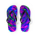 Tie-Dye Flip Flops | Colorful Summer Sandals | Beach Vacation Style
