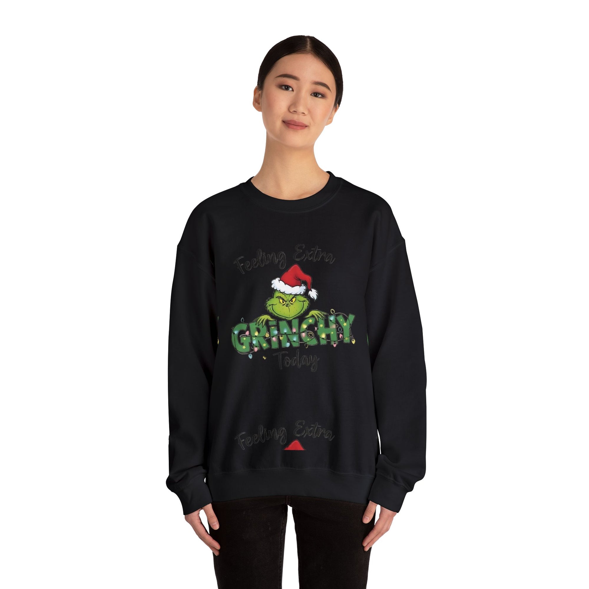 Grinch Christmas Crewneck | Funny Cozy Holiday Sweatshirt