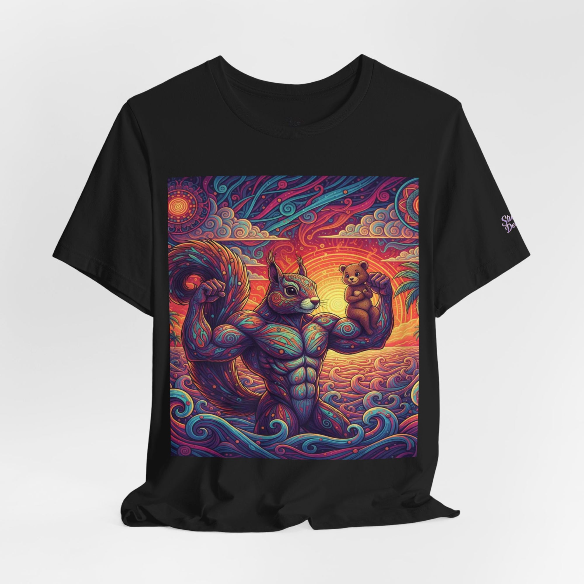 Muscular Squirrel T-Shirt | Funny Fantasy Animal Tee