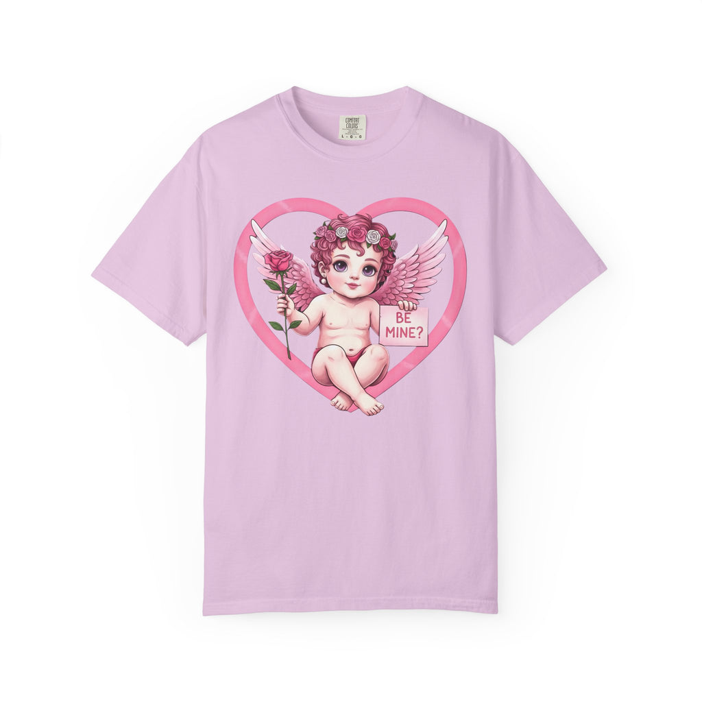 Cherub Graphic T-Shirt | Pink Cupid Heart Art Unisex Cotton Tee