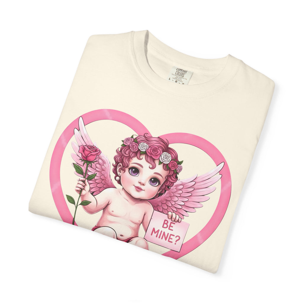 Cherub Graphic T-Shirt | Pink Cupid Heart Art Unisex Cotton Tee