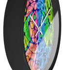 Abstract Wall Clock | Colorful Modern Clock | Artistic Home Decor