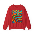 Colorful Swirl Sweatshirt | Cozy Unisex Crewneck