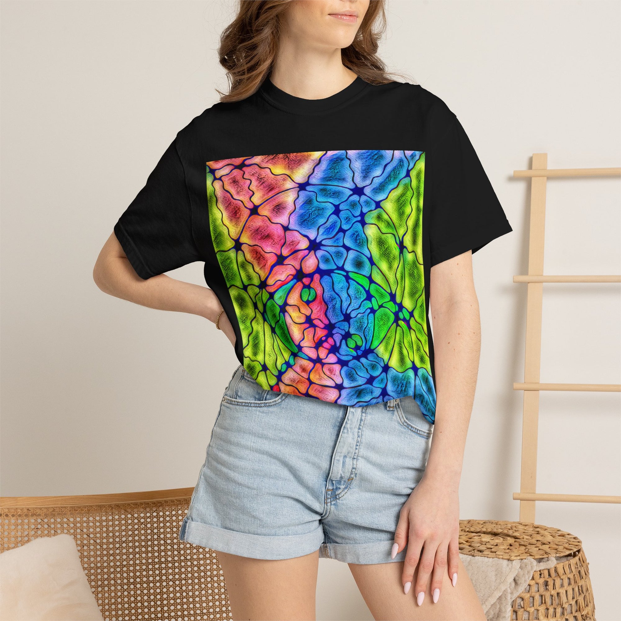 Colorful Tie Dye T-Shirt | Bright Abstract Pattern Tee