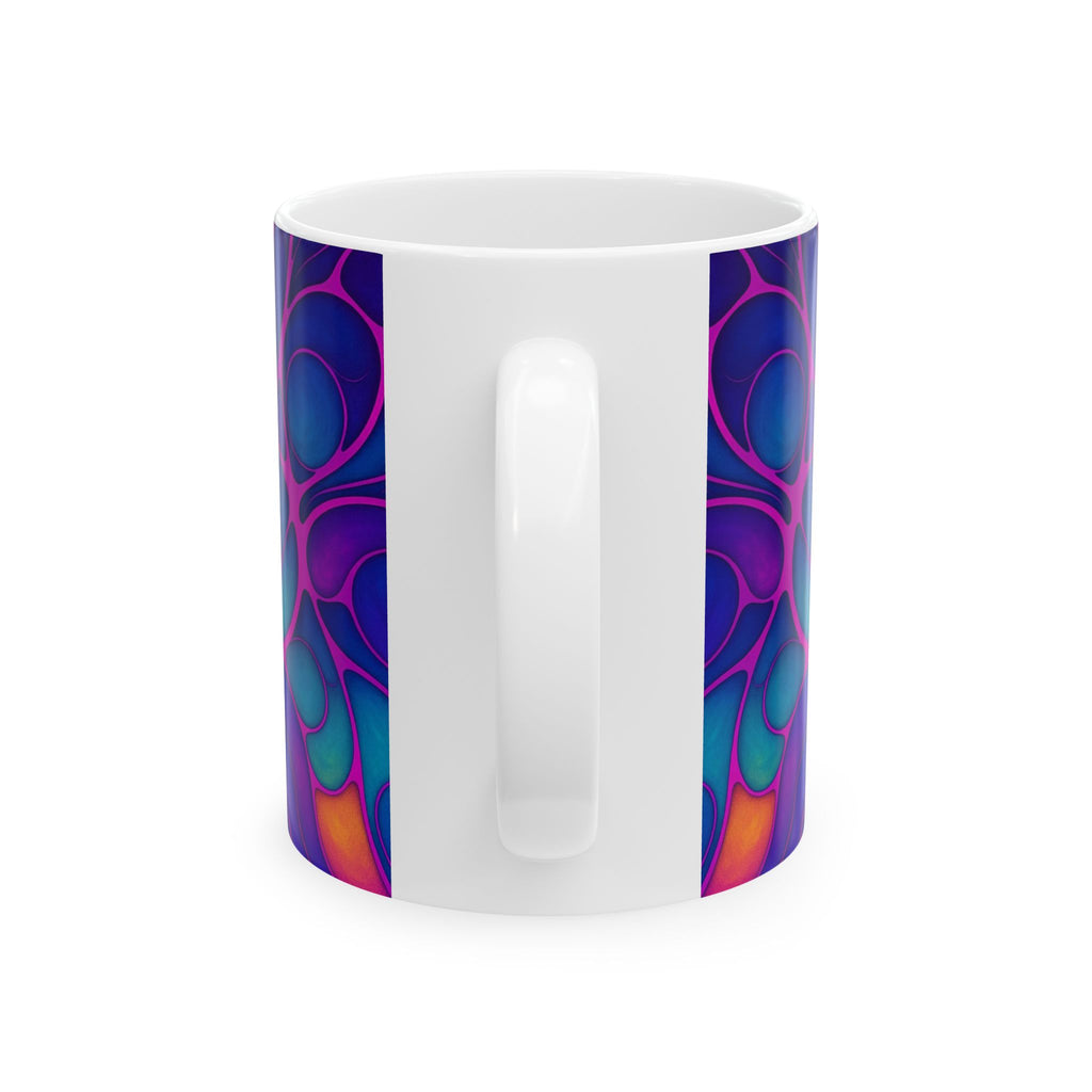 Fluid Art Mug | Ceramic Coffee Cup | Modern Artistic Drinkware