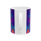 Fluid Art Mug | Ceramic Coffee Cup | Modern Artistic Drinkware