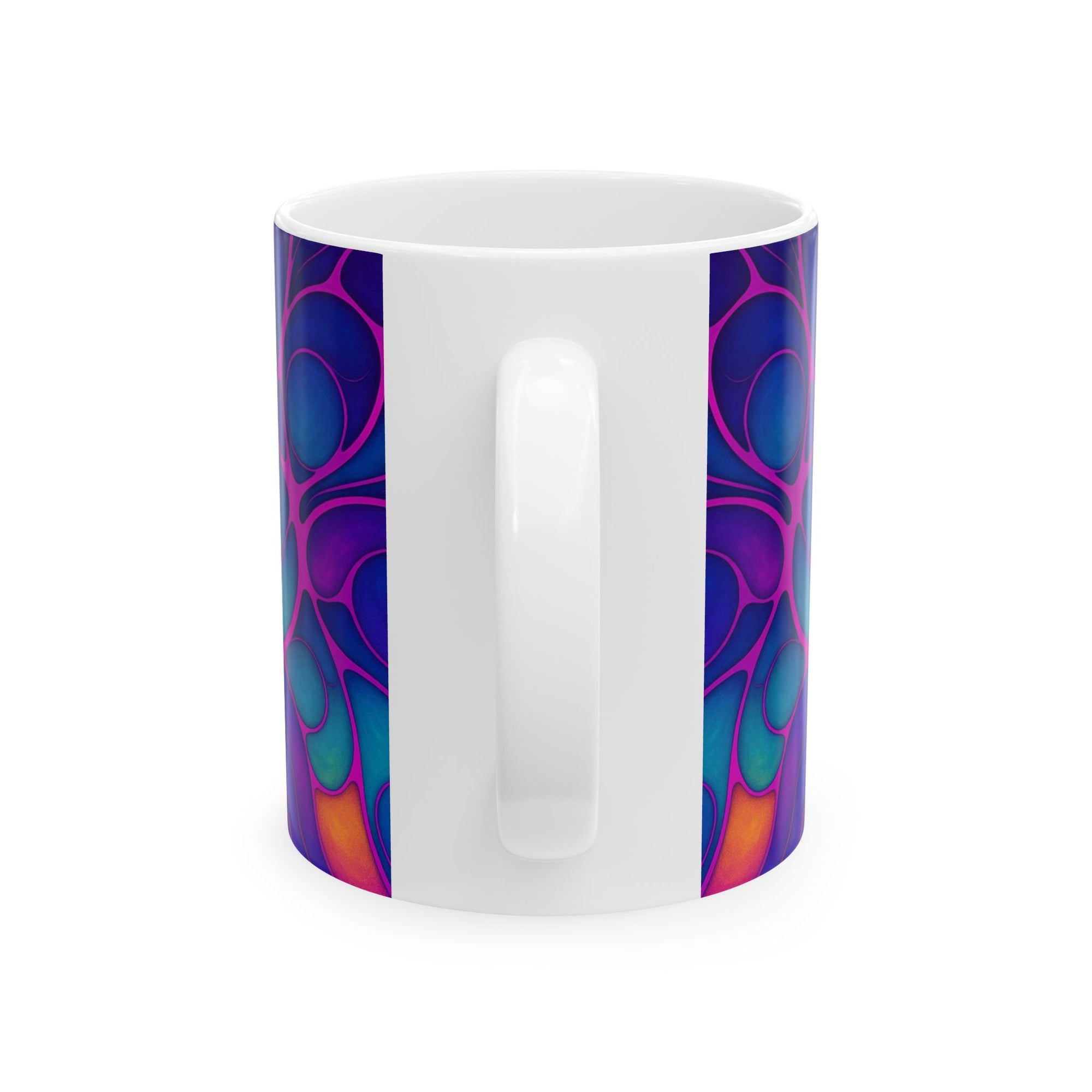 Fluid Art Mug | Ceramic Coffee Cup | Modern Artistic Drinkware